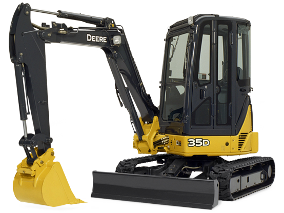 John Deere 35D Mini-Excavator